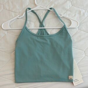 Light green/blue - Vuori crop tank - XS